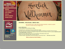 Tablet Screenshot of haus-morgensonne.com